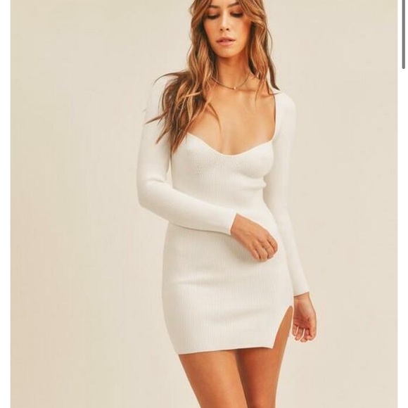 Boho pink Emma sweater dress - Picture 2 of 3